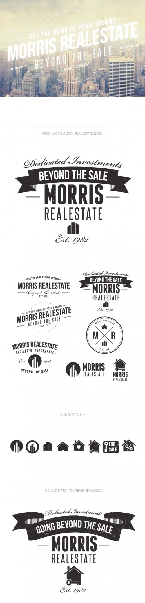 Real Estate Logo Vector Templates