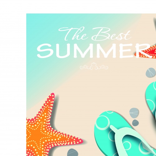   | Best summer vector background
