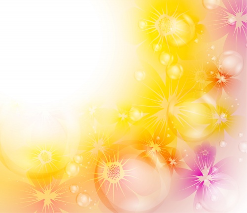 Stock: Colorful floral background