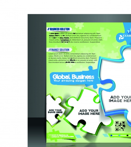        7 | Business flyer brochure and magazine cover vector 7