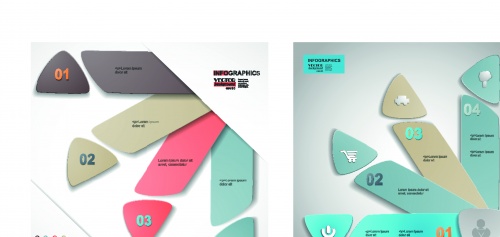 Infographic creative design vector set 70