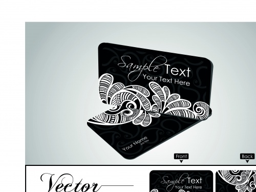     8 | Elegant business cards vector 8