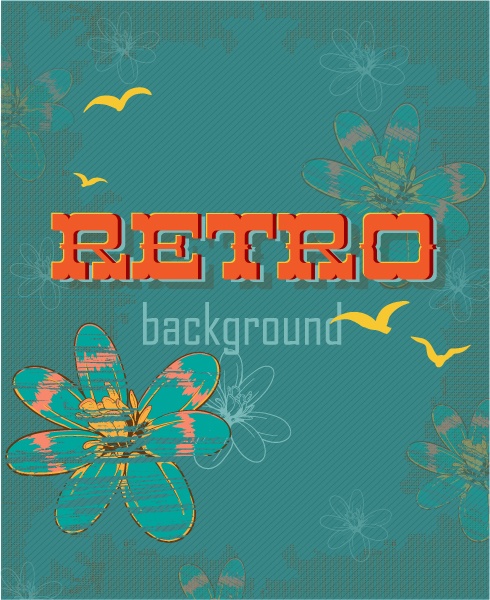 50 Retro Vectors Illustrations