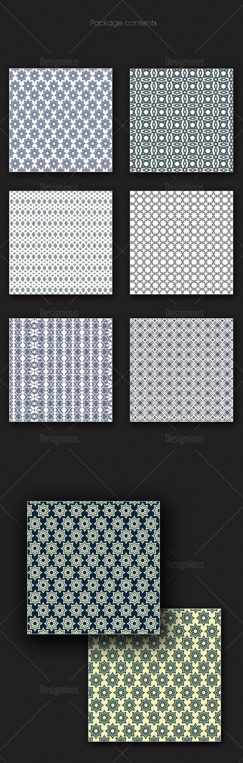 Seamless Patterns Vector Pack 169