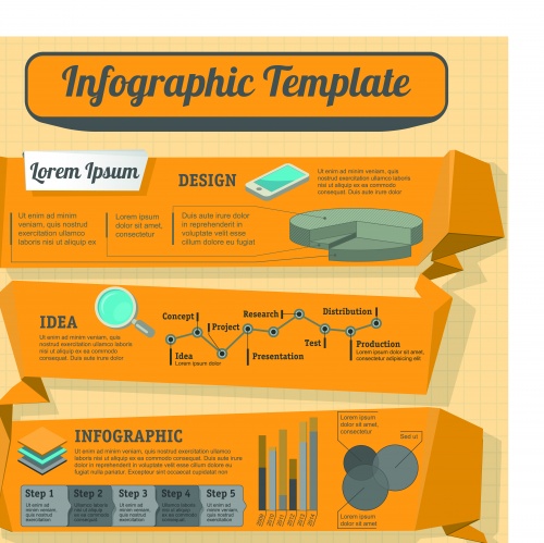     78 | Infographic creative design vector set 78