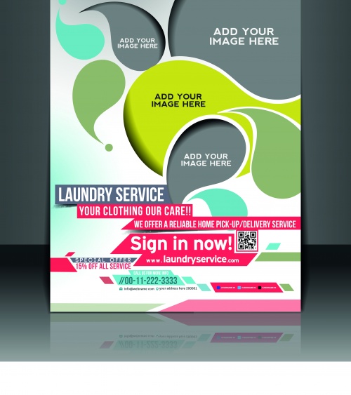        8 | Business flyer brochure and magazine cover vector 8