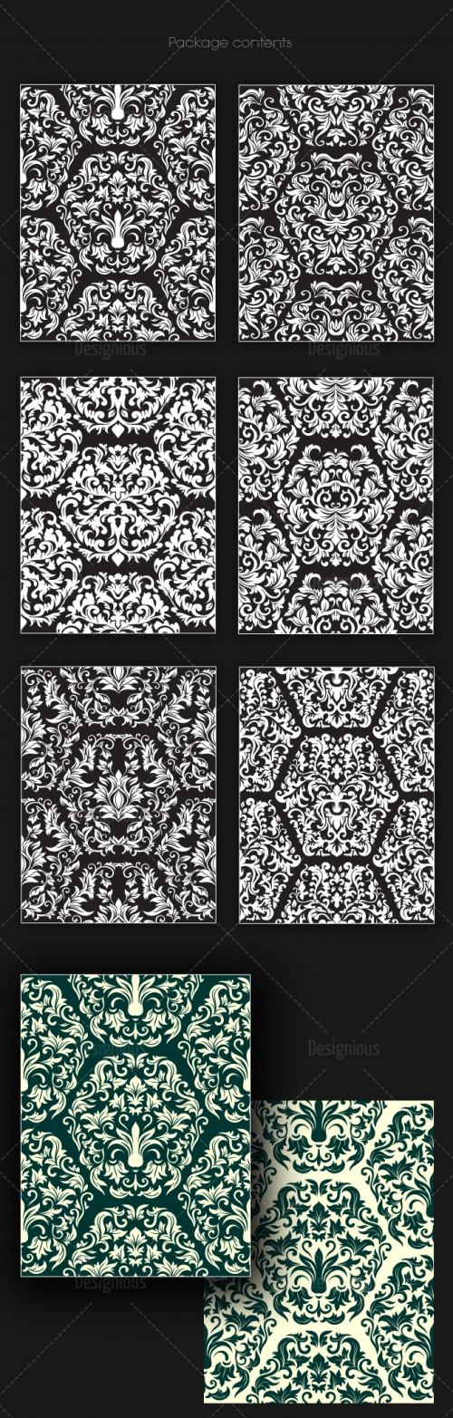 Seamless Patterns Vector Pack 151