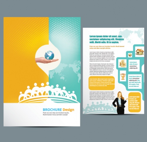        9 | Business flyer brochure and magazine cover vector 9