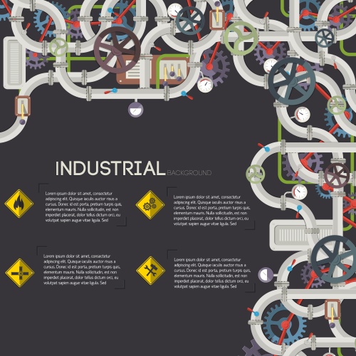    / Industrial vector backgrounds