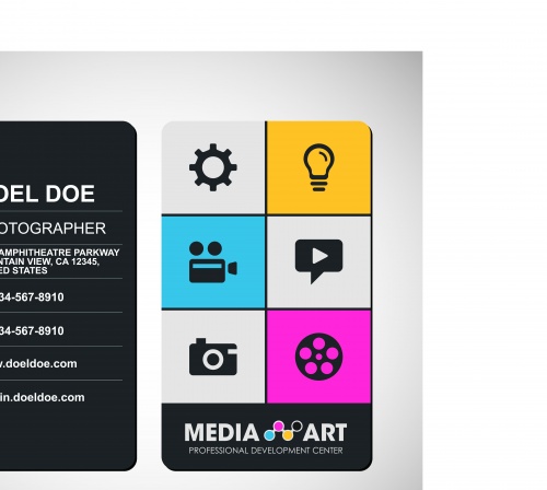    | Business cards profession vector