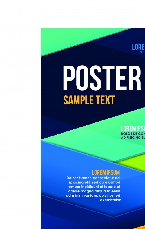     20 | Business poster cover design vector set 20