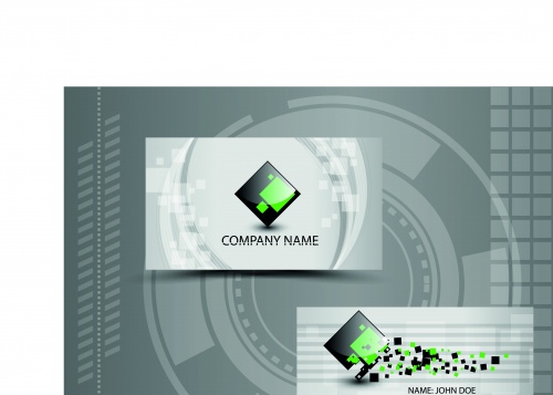    2 | Elegant business cards vector 2