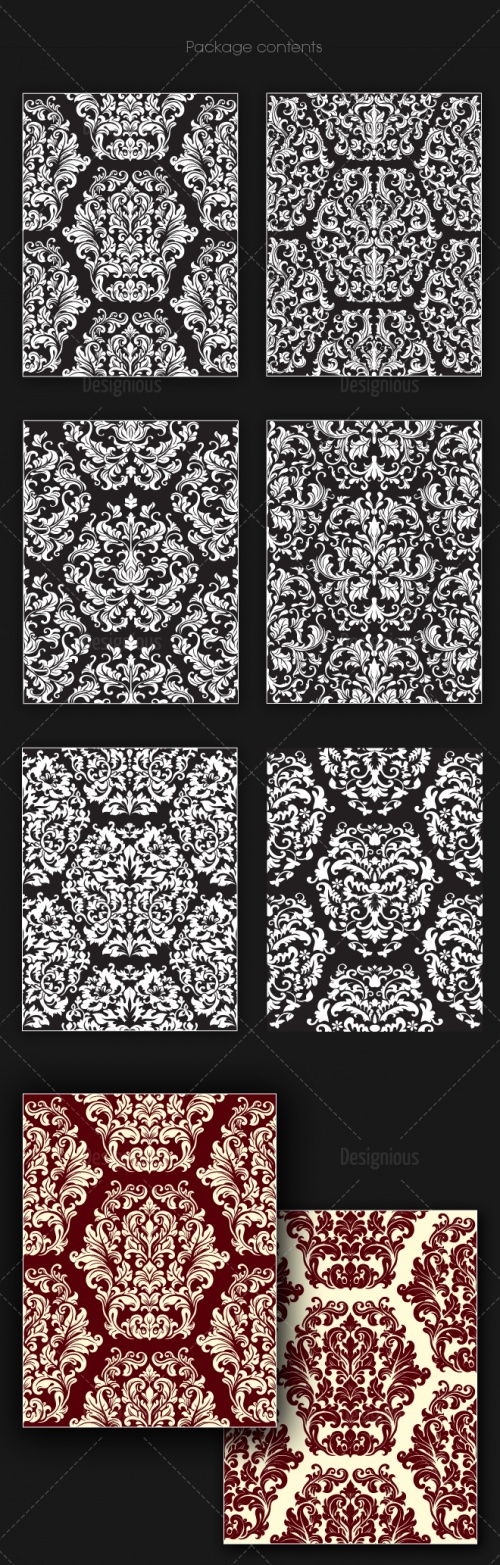 Seamless Patterns Vector Pack 144