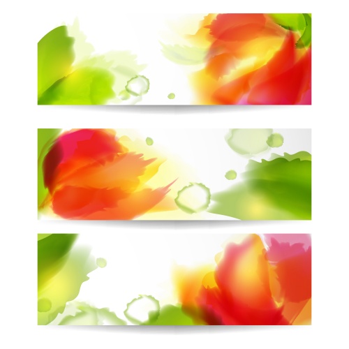Abstract colorful banners