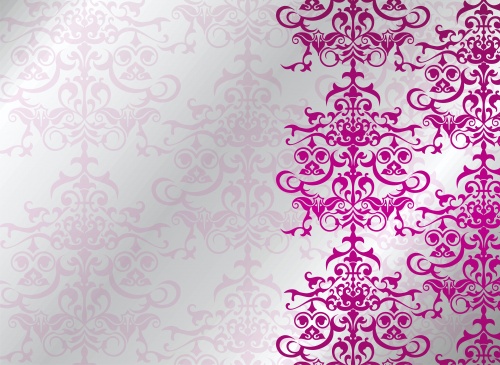 Stock: Wedding template design, paisley floral