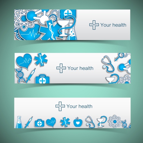 Medical banners and backgrounds /    