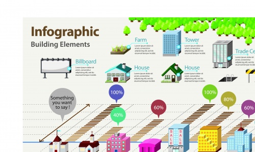    62 | Infographic and diagram design elements vector set 62