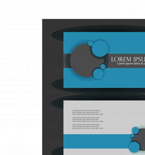    | Business cards blue vector