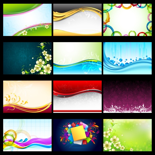      / Color and abstract vector backgrounds