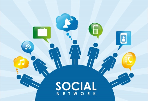   -   / Social network - vector stock