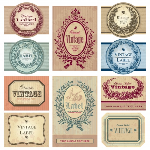  : Vintage Labels (3)
