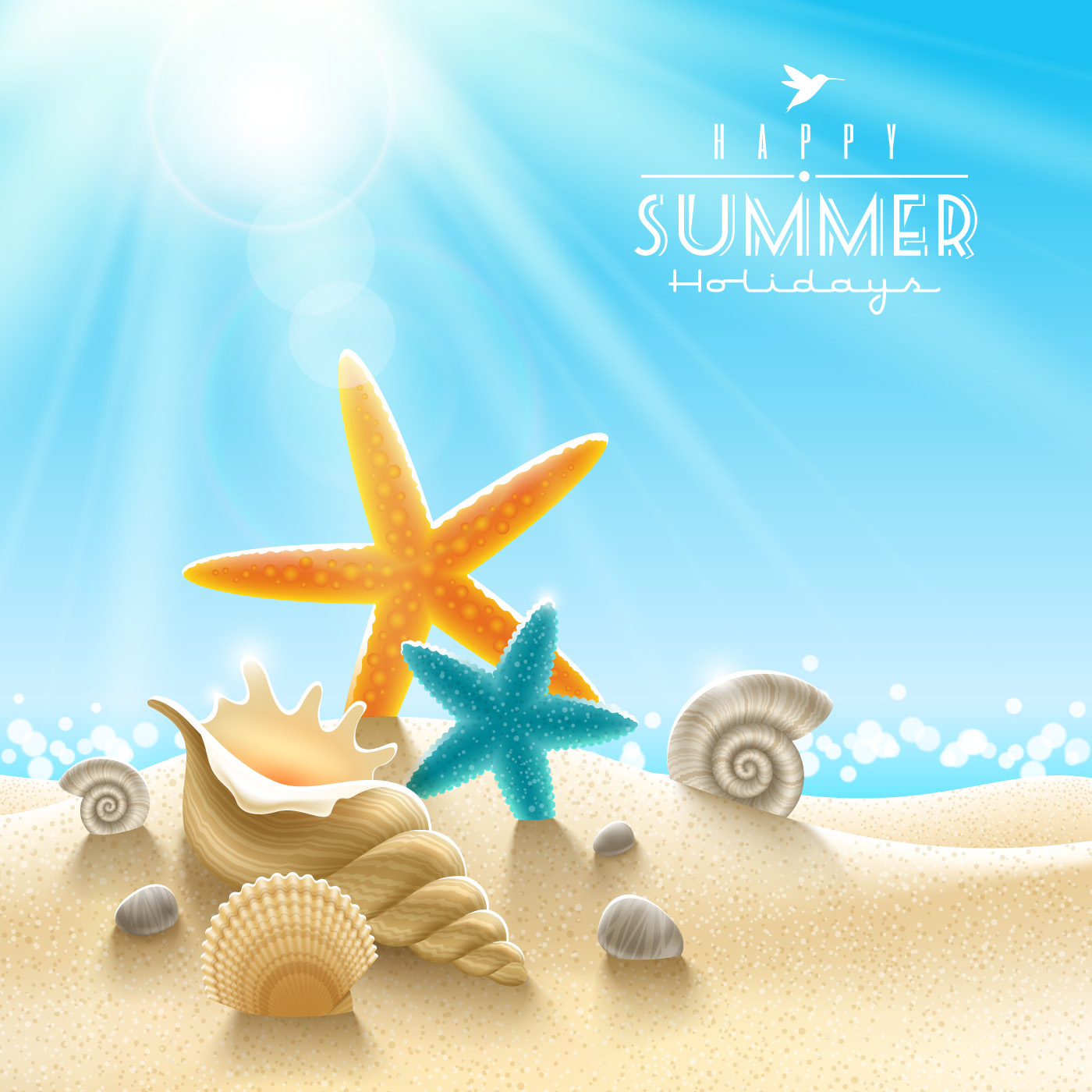 Download Summer Holidays Backgrounds Vector » Векторные клипарты ...