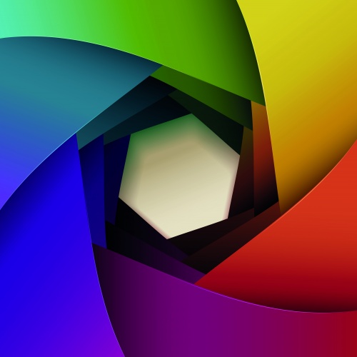  | Rainbow vector background set