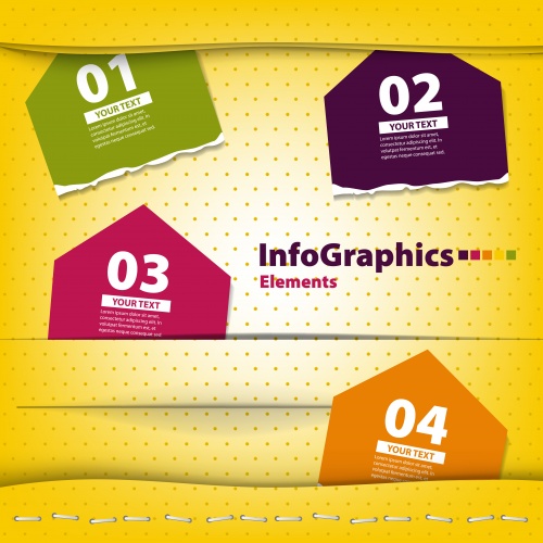  ,  41 / Infographics design template with numeration, part 41 - vector stock