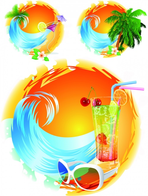 Tropical Banners Vector