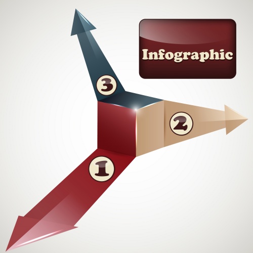  ,  30 / Infographics design template with numeration, part 30