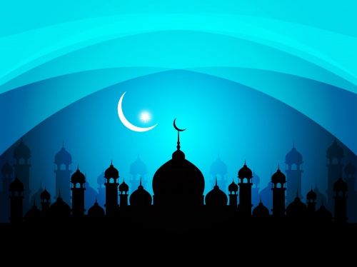    7 | Background with mosque 7