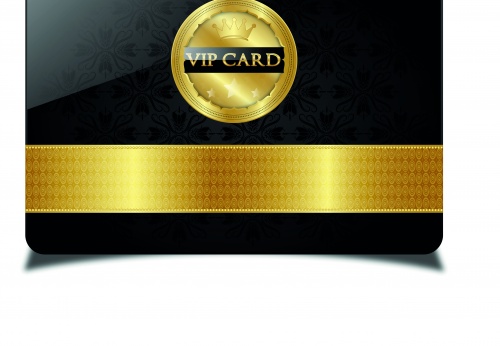  | VIP cards vector set 2