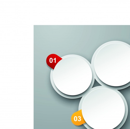   | Round banners vector