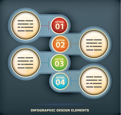 Template for infographics design