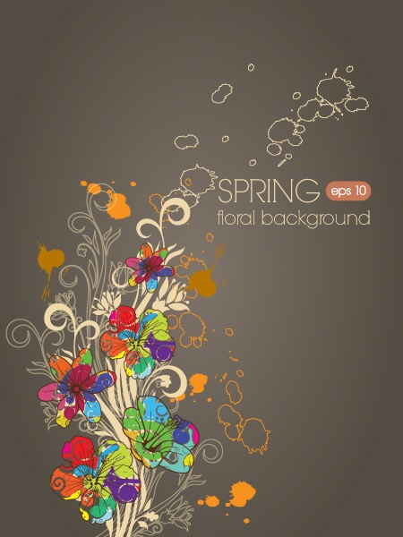 Spring Vector Backgrounds 1