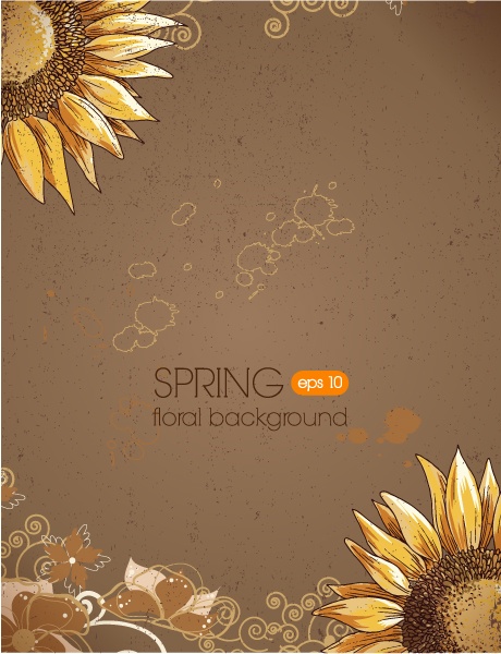 Spring Vector Backgrounds 6