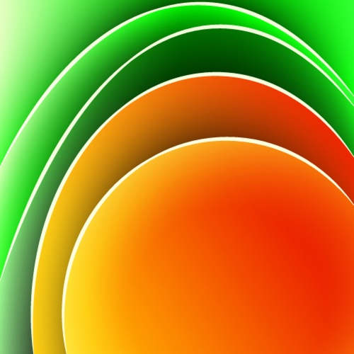 Abstract orange and green background