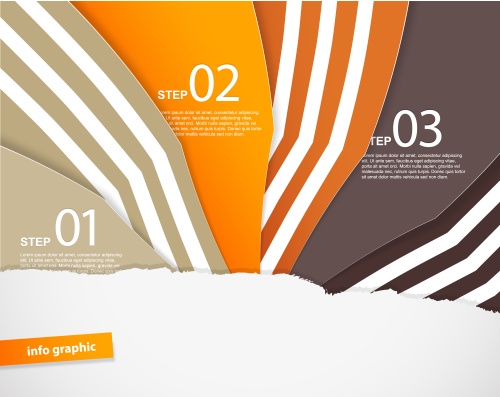 ,  26 / Infographics design template with numeration, part 26
