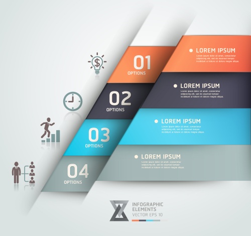    ,  28 / Infographics design template with numeration, part 28