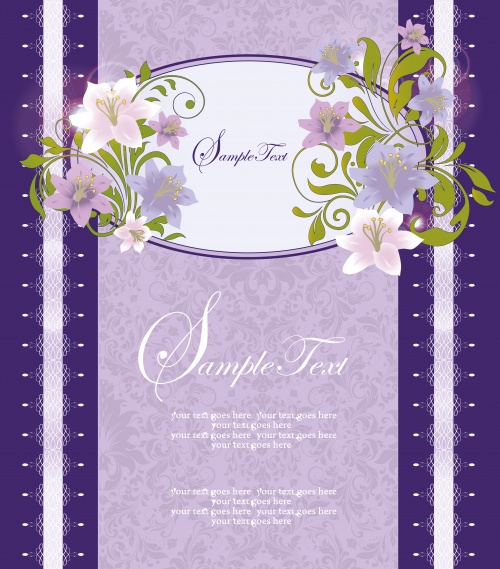 Floral invitations 2