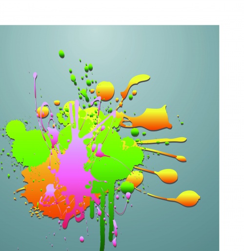    | Splashes of colour vector