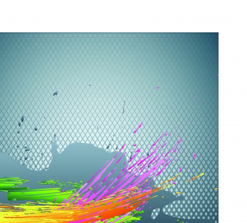    | Splashes of colour vector