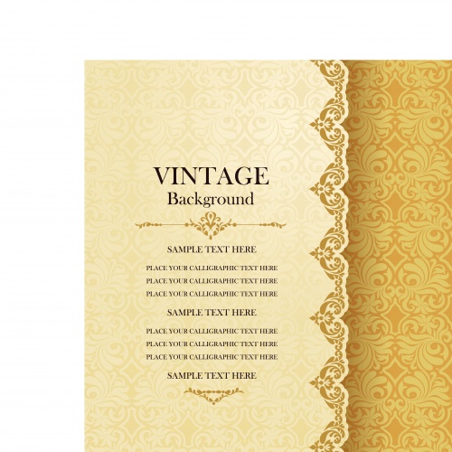      5 | Vintage seamless vector backgrounds with patterns set 5