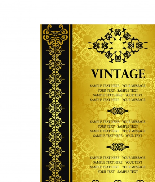    | Luxury vintage vector backgrounds