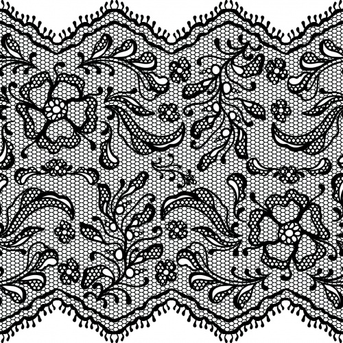 Black Lace Backgrounds Vector