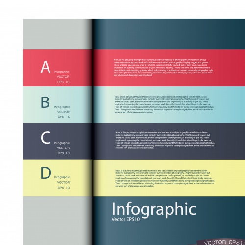 Modern design for infographics