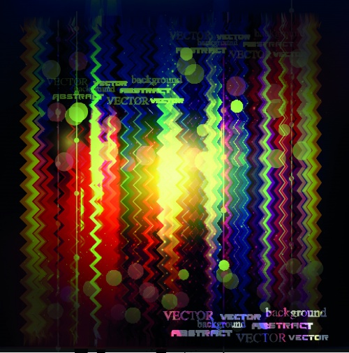    | Glowing striped abstract background vector