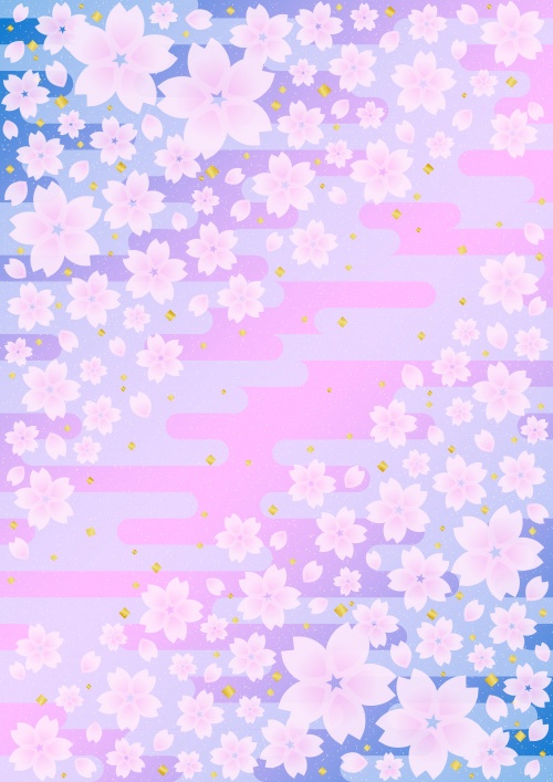 Stock: Pink floral background pattern