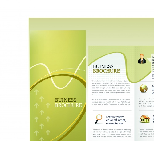    | Brochure and booklet cover template vector