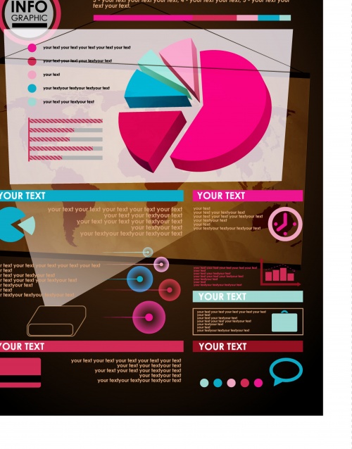 Infographic template illustration
